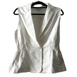 Diane Von Furstenburg DVF * GAVYN TEXTURED VEST Size 12